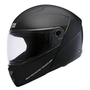Studds Ninja Elite With Carbon Strip With Clear Visor Full Face Helmet -Black (L)

