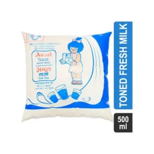 Amul Taaza Toned Fresh Milk 500.mi

