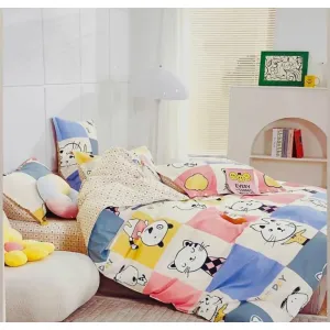 Multicolour Elastic fitted King size Bedsheet