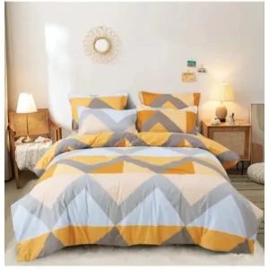 Kohinoor Elastic fitted bedsheet Yellow
