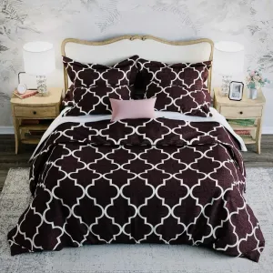 BROWN KING SIZE ELASTIC FITTED BEDSHEET 