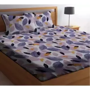 Multicolour Elastic fitted King size Bedsheet 