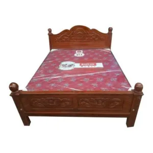 Wooden katil with sofa