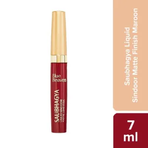 Blue Heaven Saubhagya Liquid Sindoor - Matte Finish, Long Stay

maroon