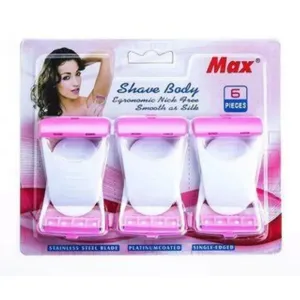 Max Women's Disposable Plastic Hair Razor....

Per 6 piece

