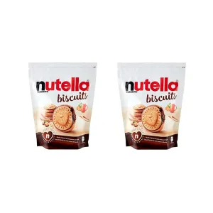 Nutella Ferrero Biscuits Filed Inside With Nutella Chocolate 304g (Pack Of 2)
