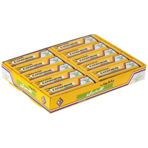 Batook Cardamom Flavoured Chewing Gum, 5 Sticks x 20 Packs, 250 gm