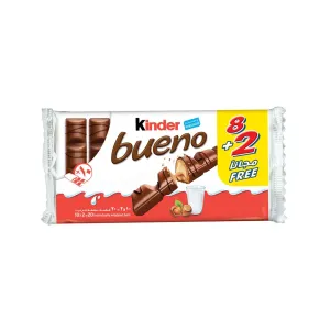 Kinder Bueno Pack of 8+2 Free 430g