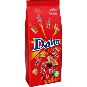 Daim Mini Milk Chocolates with Almond Caramel Center, 280 g