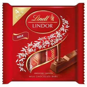 Lindt Lindor Milk 4 Pack (100G)