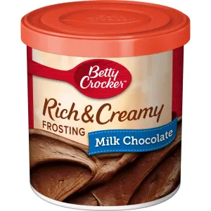 Betty Crocker Rich & Creamy Frosting - Milk Chocolate - 16 oz