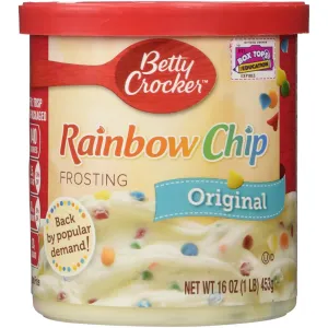 Betty Crocker Rich & Creamy Rainbow Chip Frosting 16 oz