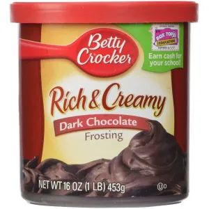 Betty Crocker Rich & Cream Frosting Dark Chocolate, 453 g