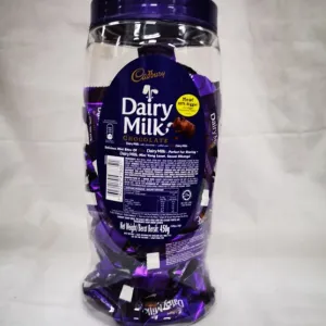 Cadbury, Dairy Milk Chocolates Jar 90 Pcs, 405 gram