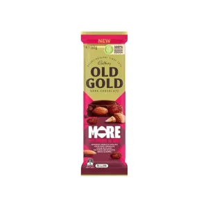 Cadbury Old Gold More with Fruit N Nut Dark Chocolate, 5.82 oz / 165 g