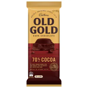 Cadbury Old Gold 70% Cocoa Chocolate, 6.35 oz / 180 g