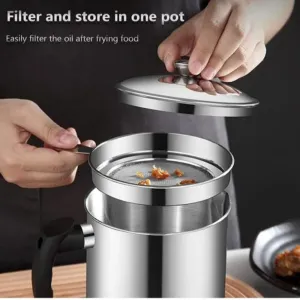 Oil Pot With Stainer