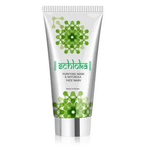 SC0019 Schloka Purifying Neem & Gotukola Face Wash (60 ml)
