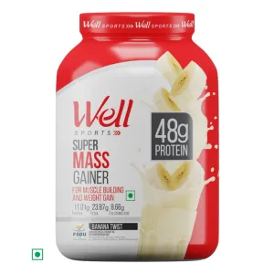 HL2080 Sports Super Mass Gainer Banana Twist (3 Kg)