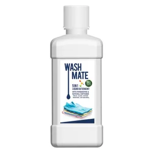 LC2018 wash mate 5 in 1 Liquid Detergent with Powerzyme & Natural Softener (500ml)