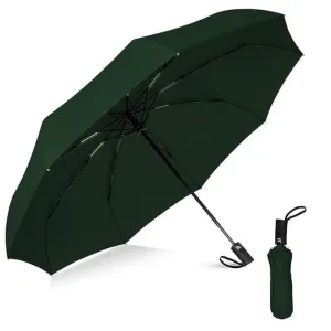 Inulec Automatic Travel Umbrella - Stylish Windproof For Rain & Compact, Strong for Wind, 