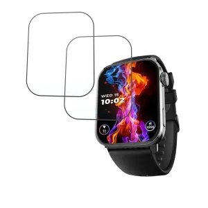 DVTECH® (Pack of 02 Fingerprint resistant Flexible High Glossy Smartwatch Screen protector