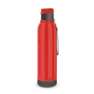 FLAIR Edge Steel Inner Insulated Water Bottle 650 ml - Red