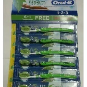 Oral b neem tothbrush Rs 25 pack of 10 + 2 Mrp 35