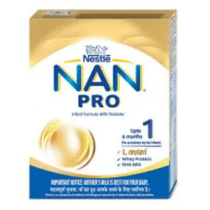 Nestle Nan Pro Infant Formula Powder, Stage 1, Upto 6 months, 400 gm Refill Pack
