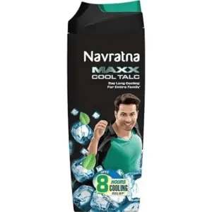 Navratna Maxx Cool Talc Relaxes, - 50g pack of 3