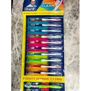 Oral b toothbrush  rs 20 pack  of 12