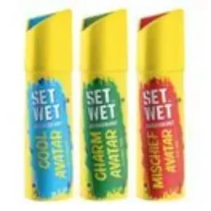 SET WET
Deodorant Spray Combo Perfume - For Men