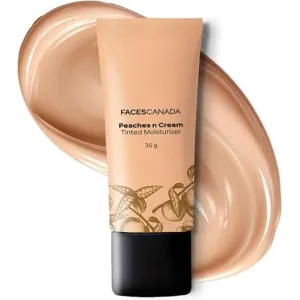 FACES CANADA Peaches N Cream Tinted Moisturizer - Light 01, 35 g | Soft Peachy, Natural Gl