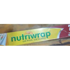 Nutriwrap silver foil paper 25m pack of 3