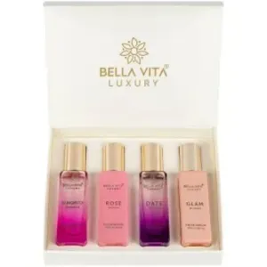 Bella Vita Organic Luxury Perfume For Women Gift Set 80 ml pack of 4