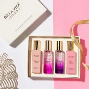 Bella Vita combo pack of 4 80 ml Organic Luxury Perfumes Gift Set For Women
l