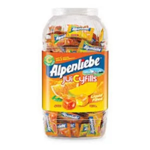 Alpenliebe orange cremfil jar 