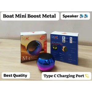 Mini Boost 3D Metal Speaker With Type-c Port