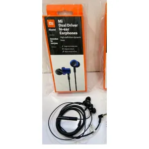 MI Copy Dual Drive Box Packing Og Quality Earphone