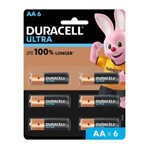 Duracell Ultra AA 6 (Ghadi Cell) 1 pcs