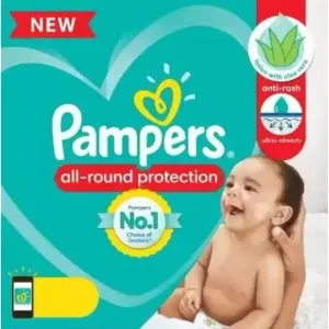 Pampers Happy Skin Pants M Size 34 Daipers (7-12kg)