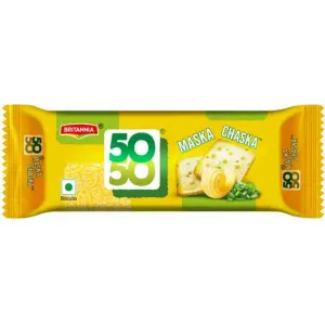 Britannia 50-50 Maska Chaska Salted Biscuits, 40.5 g

