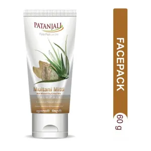 Patanjali Multani Mitti Herbal Face Pack 60gm
