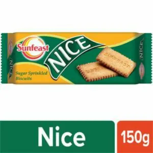 
Sunfeast Nice - Sugar Sprinkled Biscuits, 150 g 