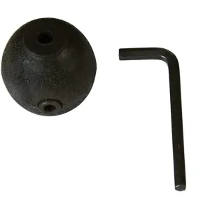 GYM MACHINE IMPORTANT BALL WITH L N KEY BOLT INSIDE HEAVY DUTY (BLACK COLOR)