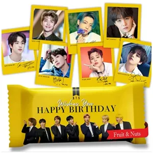 BTS chocolate with BTS photo card