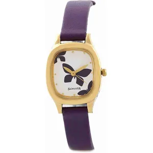 SONATA NN8060YL01 Yuva Gold Analog Watch For Women