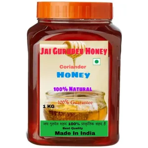 Jai Gurudev Honey ( Wild Coriander Honey) 1 Kg