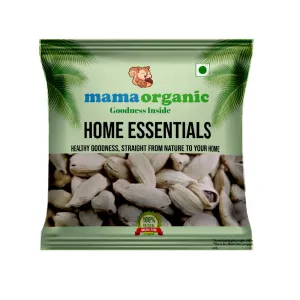 Mama Organic White Elaichi | White Elaichi | Safed Elaichi | Tella Yalukalu | White Cardam