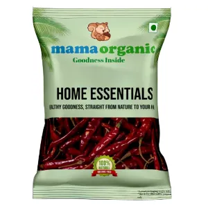 Mama Organic Sabut Lal Mirch | Sabut Lal Mirch | Endu Mirapakayalu | Whole Red Chili